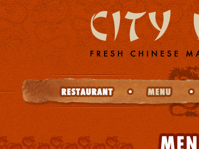 City Wok chinese food organic web design