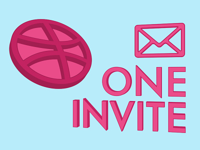 Another Invite Giveaway! 3d animation competition draft dribbble invite mograph motion design motion graphics