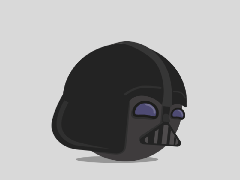 Darth Vader - Spooked Vader! animation character character animation darth vader film funny illustration mograph motion graphics social media star wars