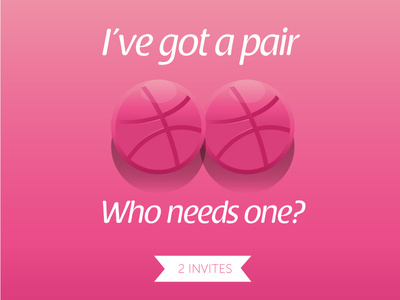 2 Dribbble Invites