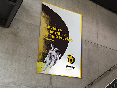 GK MEDYA agency branding digital identity media poster print