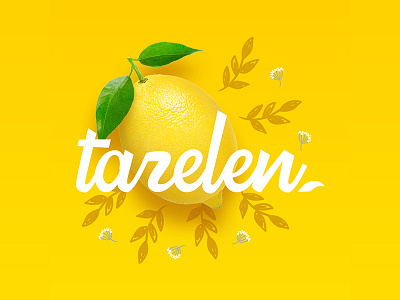 Tazelen. art design grafiking lemon refresh social media yellow