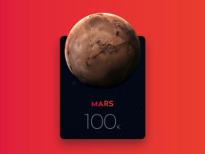 Mars Price Plan design experience interface mars plan price ui ux web