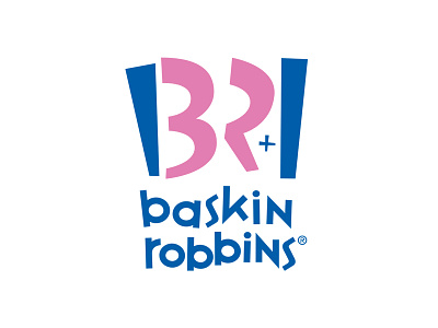 Baskin Robbins +1 branding corporate design graphic iconography idea identity logo redesign