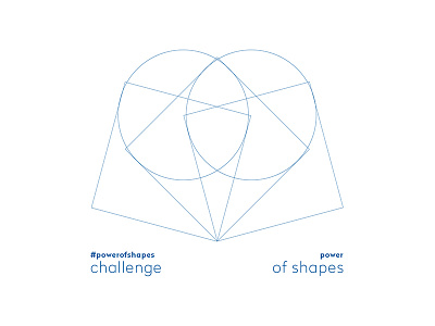 #PowerOfShapes Challenge blood challenge circle design donor logo power shape square