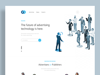 Landing Page : Cread