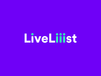 Livelist Logo Idea design idea list live logo minimal