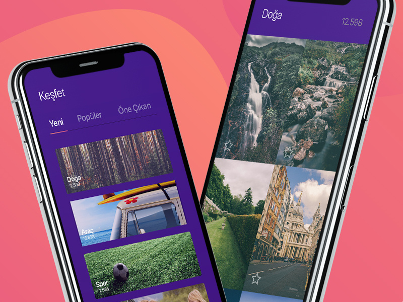 Wallpaper App background ux user ui wallpaper mobile iphonex interface experience design app