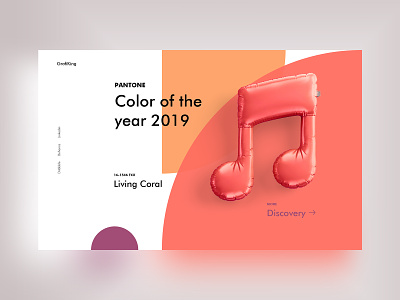 Color of the year 2019 color coloroftheyear2019 colors colors palette design experience iconography illustration interface living coral pantone pantone 2019 typography ui ux web