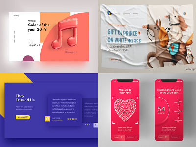 2018 app design experience illustration interface mobile typography ui user ux web