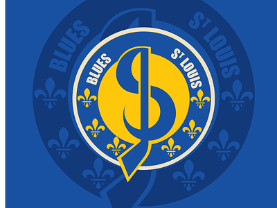 St. Louis Blues Redesign (Primary) concept logo nhl st louis blues