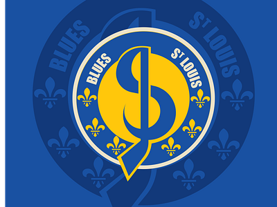 St. Louis Blues Redesign (Primary) concept logo nhl st louis blues