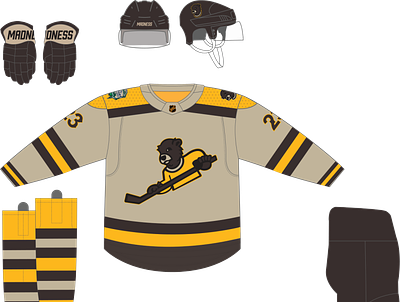 Boston Bruins Winter Classic (Uniform) boston bruins bruin concept fenway park graphic design hockey nhl uniform winter classic