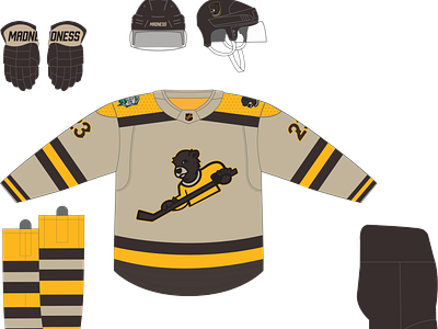 NHL Boston Bruins Winter Classic 2023 Concept
