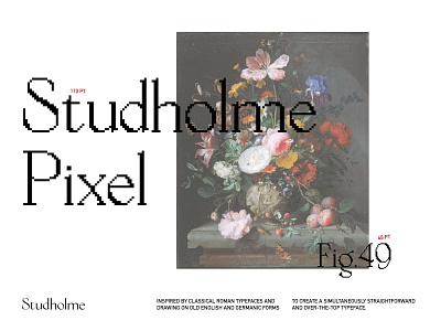 Studholme Pixel type typeface typography