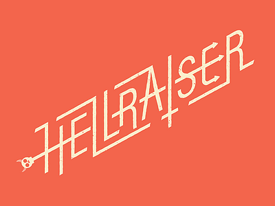 Hellraiser devil hell hellraiser satan type typography