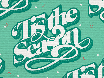 Fa-la-la-la-la, la-la la la lettering pattern type