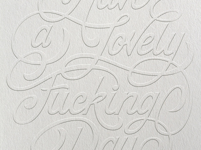 Have a Lovely Day lettering typography