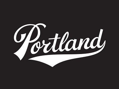 Portland design lettering type typography