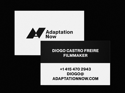 Adaptation Now Refresh / Expansion business cards business logo identity identity design