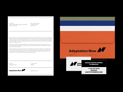 Adaptation Now Print Collateral collateral envelope letterheads print