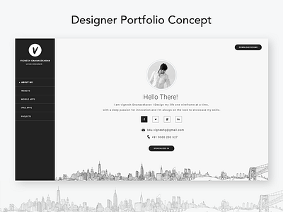 Designer Portfolio Concept