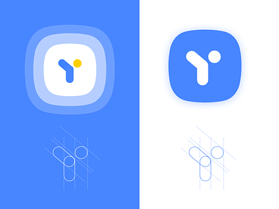 Branding Logo concept for letter "Y" app icon branding letter y logo logo design name web icon y logo