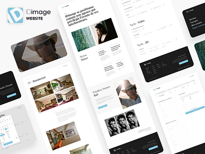 ID Image Website photography ui design ux design website xd