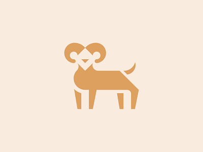 Mouflon (Muflone) animals branding graphic design logo mouflon muflone