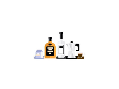 The Cocktails - 'Irish Coffee' cream‬ syrup‬ tullamore dew‬ ‎icons‬ ‎illustration‬ ‎whisky‬ ‪cocktails ‪‎bottles ‪‎irish ‪‎irish coffee‬ ‪‎vector illustration‬ ‬ ‎coffee