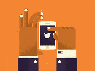 "Barack Obama joins Twitter, again" - Wired.co.uk barack obama illustration obama president president obama twitter vector illustration wired