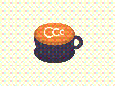 Essentials - The Coffee coffee cup flat design flat graphic gif icon illustration latte mug steam vector vector illustration