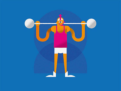 "Lack of exercise in mid life ages brain as well as body" Wired age body brain exercise fit fitness healthy illustration news purple weights wired