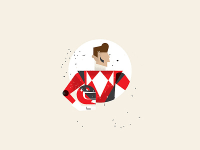 Jason Lee Scott illustration jason lee scott power power rangers ranger red retro the red ranger