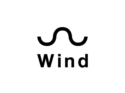 Wind branding design flat design illustration logo