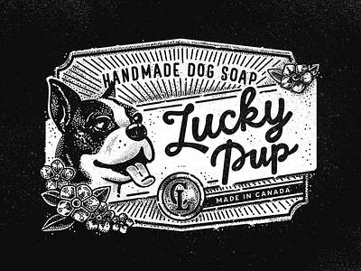 Lucky Pup dog lucky package packaging puppy retro soap vintage