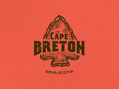 Cape Breton Island arrow camping canada cape cape breton lettering logo nature nova scotia travel trip