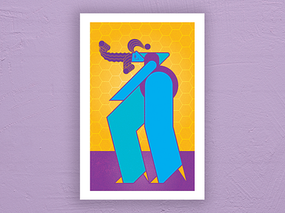 pop figures series - Bey abstract beyonce dance dancer geometric illustration illustrator pop pop art poster vector
