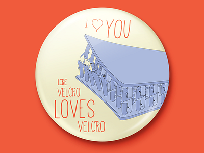 I <3 you like button cute illustration love pin