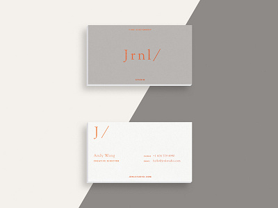 Jrnl Studio Business Card branding business card design jrnl studio stationery studio wedding