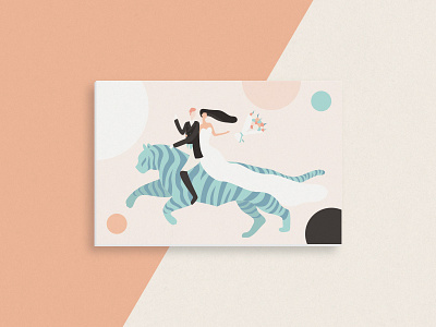 "Tiger" Wedding Invitation