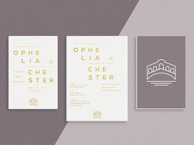 Wedding Stationery for O&C