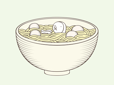 The Hiding-in-the-Wrong-Place Club: Bowl of Fish Ball Noodles