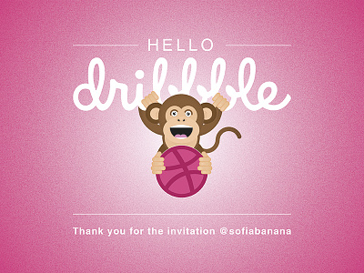 Hello Dribbble debut dribbble first firstshot hello invitation shot thanks