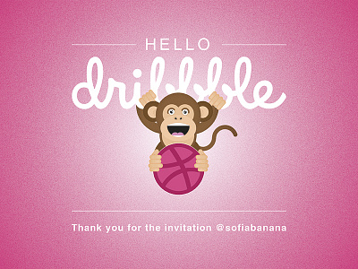 Hello Dribbble debut dribbble first firstshot hello invitation shot thanks