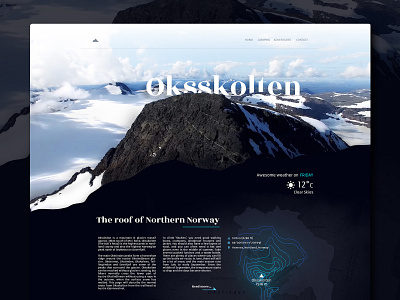 Oksskolten Landing Page