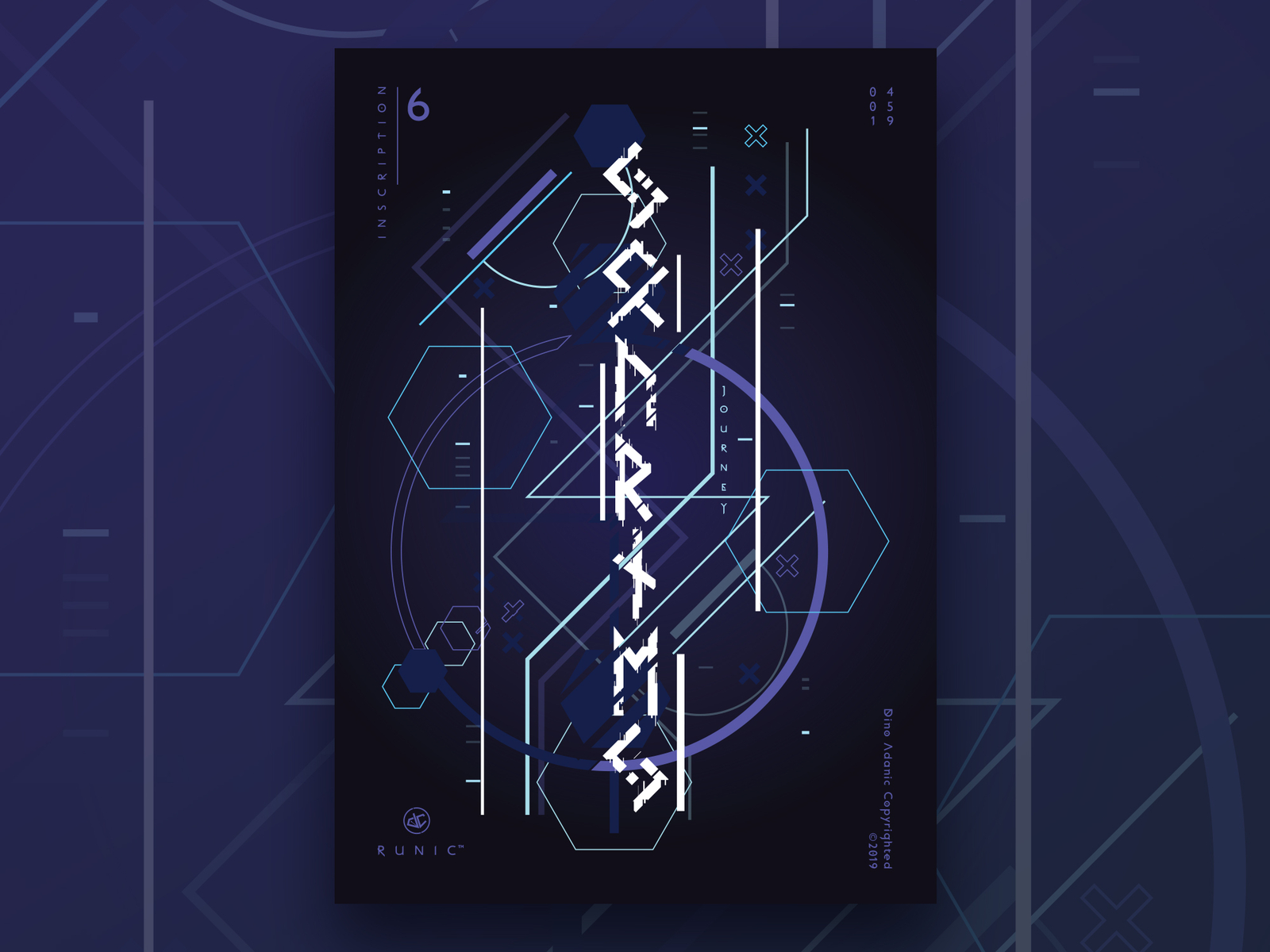 Runic™ - Inscription 6 | Poster Design by Dino Adanić on Dribbble