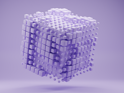 3D Abstract Cube 3d abstract design branding design graphic design