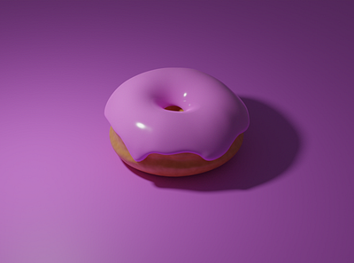 Simple Doughnut #1 3d 3d abstract design animation blender branding design graphic design illustration logo motion graphics ui vector