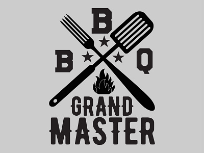 BBQ GRAND MASTER design graphic design illustration vector